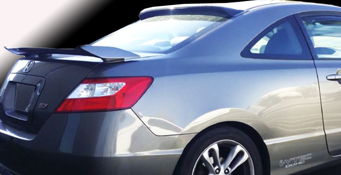 Custom Honda Civic  Coupe Roof Wing (2006 - 2010) - $175.00 (Part #HD-035-RW)